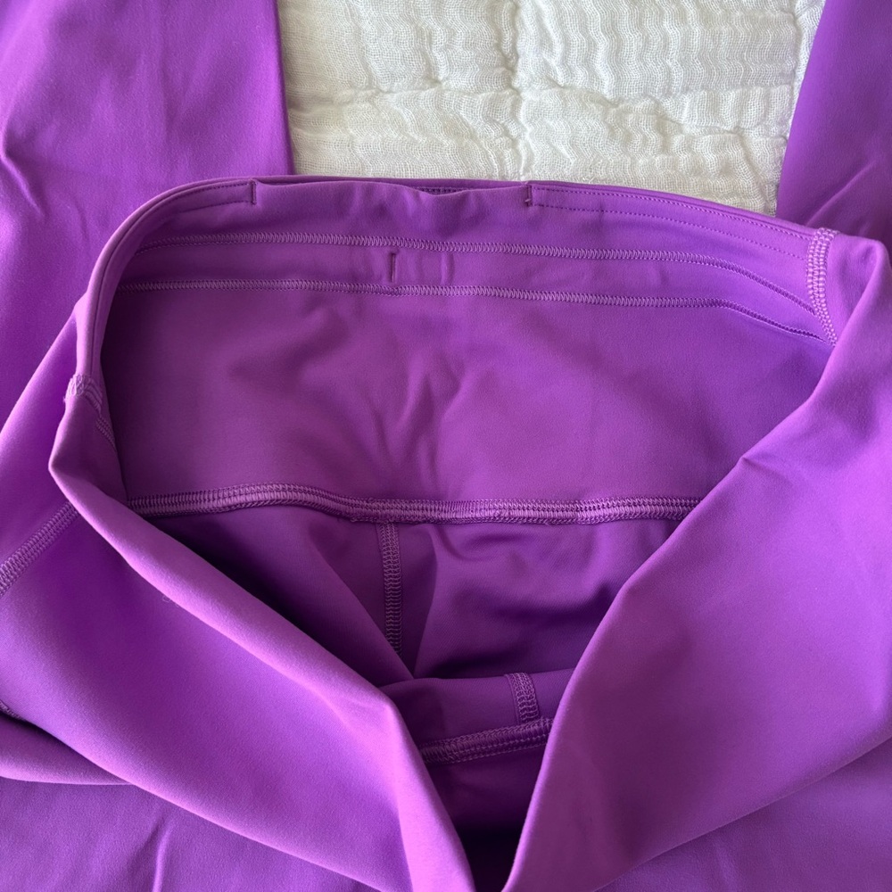 Lululemon Wunder Train High Rise Crop with Pockets - 23” - moonlit magenta - Picture 5 of 7